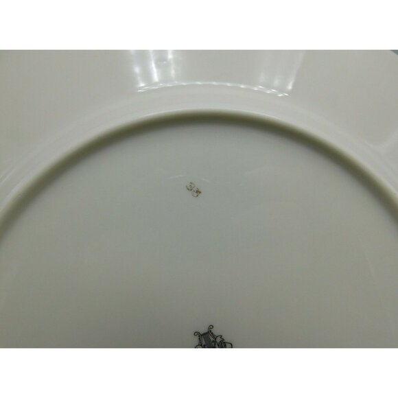 1x  Castleton China Caprice Dinner Plate 10 3/4" Blue Gray Floral Excellent - Picture 5 of 12